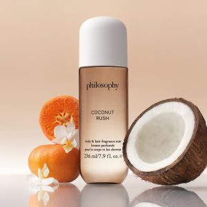 philosophy coconut rush body & hair fragrance mist