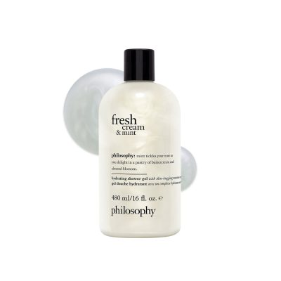 philosophy fresh cream & mint hydrating shower gel