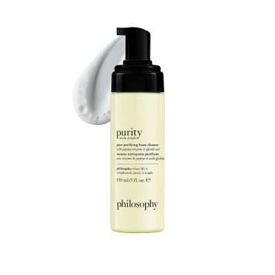 philosophy pore purifying foam cleanser